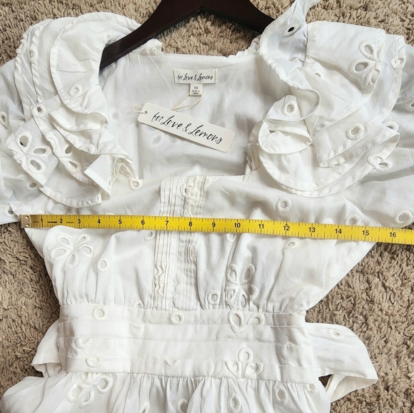 🔴SALE! FOR LOVE & LEMONS. EYELET MINI DRESS - Picture 11 of 14